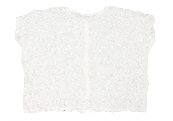 ISSEY MIYAKE me Wrinkle Mesh Button-Up Shirt White Size F