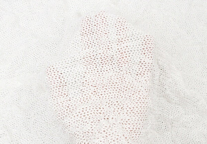 ISSEY MIYAKE me Wrinkle Mesh Button-Up Shirt White Size F