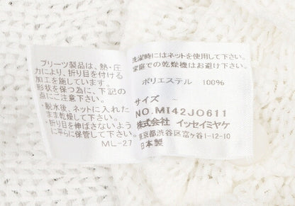 ISSEY MIYAKE me Wrinkle Mesh Button-Up Shirt White Size F