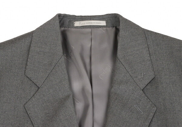 Papas GUABELLO SUPER120'S Wool 3B Jacket Gray Size M