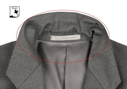 Papas GUABELLO SUPER120'S Wool 3B Jacket Gray Size M