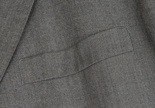 Papas GUABELLO SUPER120'S Wool 3B Jacket Gray Size M