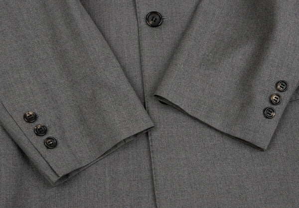 Papas GUABELLO SUPER120'S Wool 3B Jacket Gray Size M