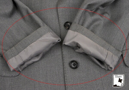 Papas GUABELLO SUPER120'S Wool 3B Jacket Gray Size M