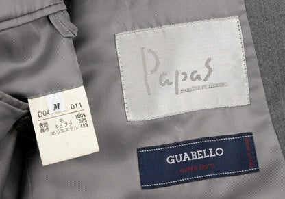 Papas GUABELLO SUPER120'S Wool 3B Jacket Gray Size M