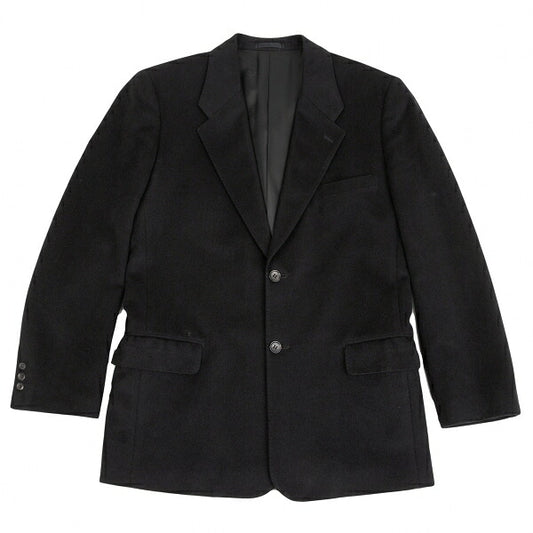Papas Angora Wool 2B Brushed Jacket Black Size 48M