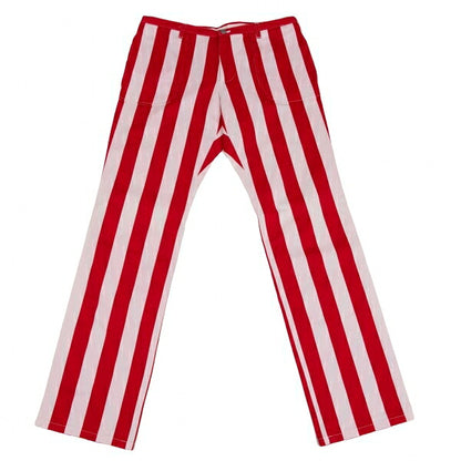 JPG by GAULTIER Cotton Stripe Pants Red/White Size 48