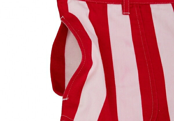 JPG by GAULTIER Cotton Stripe Pants Red/White Size 48
