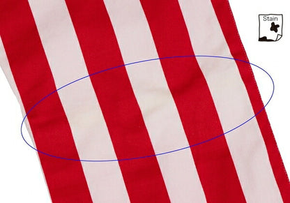 JPG by GAULTIER Cotton Stripe Pants Red/White Size 48