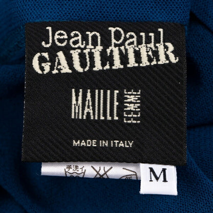 Jean Paul GAULTIER MAILLE FEMME Nylon Top Blue Size M