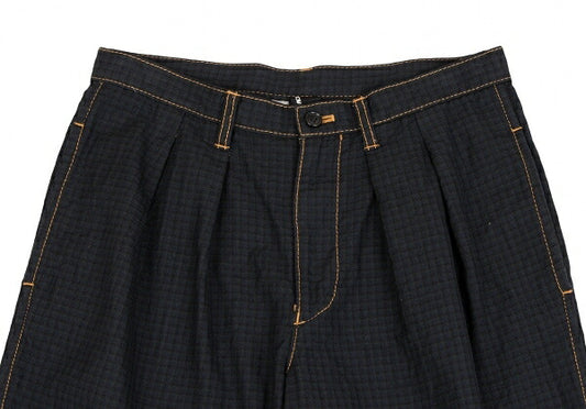 tricot COMME des GARCONS Wool Check Green Navy Pants Size S