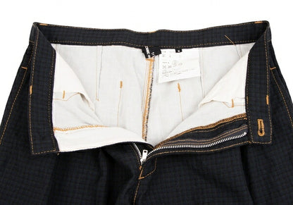 tricot COMME des GARCONS Wool Check Green Navy Pants Size S