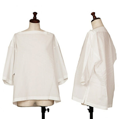 ISSEY MIYAKE 132 5. Pleated Square T-Shirt White Size 2