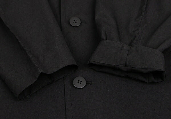 ISSEY MIYAKE IM MEN FLAT S/S 23 Pleated Coat Black Size 3