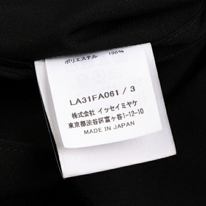 ISSEY MIYAKE IM MEN FLAT S/S 23 Pleated Coat Black Size 3