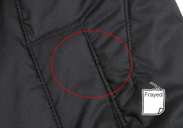 ISSEY MIYAKE Poly Back Belt Fur Padded Coat Black Size 2
