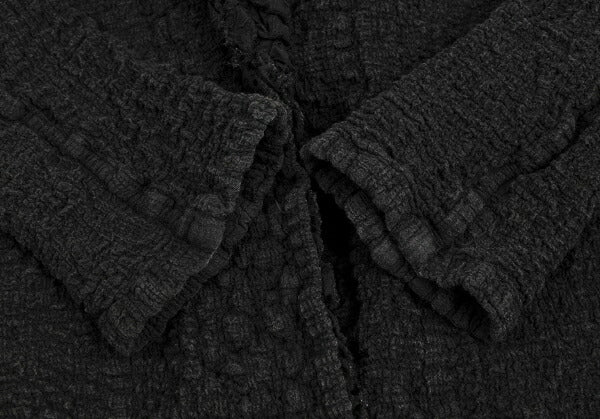 ISSEY MIYAKE me Cotton Frill Cauliflower Jacket Black Size F