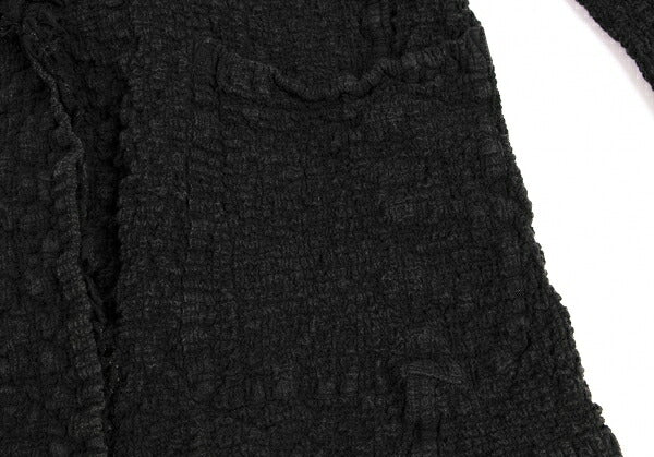 ISSEY MIYAKE me Cotton Frill Cauliflower Jacket Black Size F