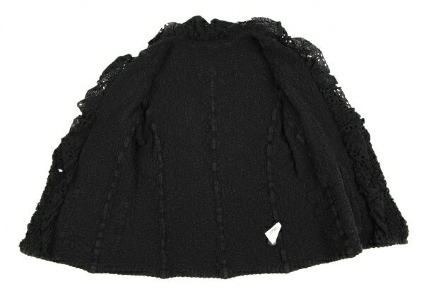 ISSEY MIYAKE me Cotton Frill Cauliflower Jacket Black Size F
