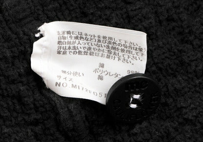 ISSEY MIYAKE me Cotton Frill Cauliflower Jacket Black Size F