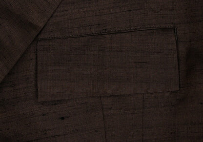 Yohji Yamamoto FEMME Silk Sheer Lining Jacket Brown Size XS