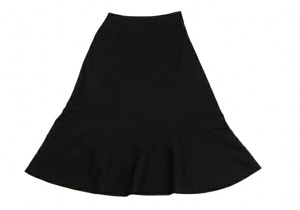 COMME des GARCONS Wool Gabardine Flare Skirt Black Size S