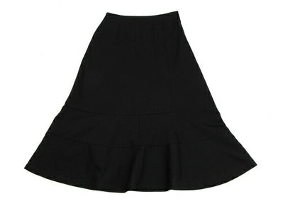 COMME des GARCONS Wool Gabardine Flare Skirt Black Size S