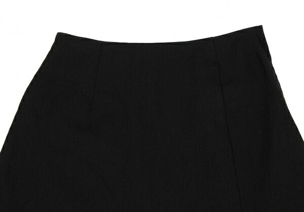 COMME des GARCONS Wool Gabardine Flare Skirt Black Size S