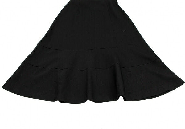 COMME des GARCONS Wool Gabardine Flare Skirt Black Size S