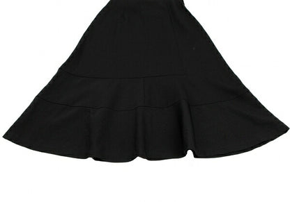 COMME des GARCONS Wool Gabardine Flare Skirt Black Size S