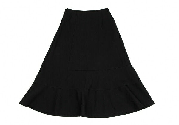 COMME des GARCONS Wool Gabardine Flare Skirt Black Size S