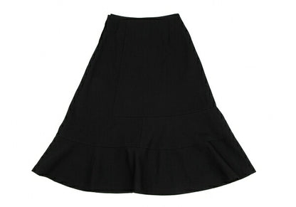 COMME des GARCONS Wool Gabardine Flare Skirt Black Size S