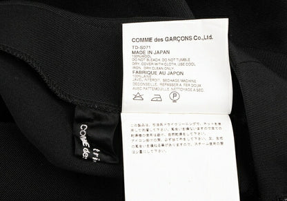 COMME des GARCONS Wool Gabardine Flare Skirt Black Size S