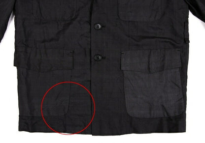 COMME des GARCONS Silk Collar Design Jacket Charcoal Size S