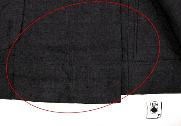 COMME des GARCONS Silk Collar Design Jacket Charcoal Size S