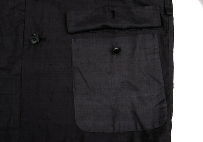 COMME des GARCONS Silk Collar Design Jacket Charcoal Size S