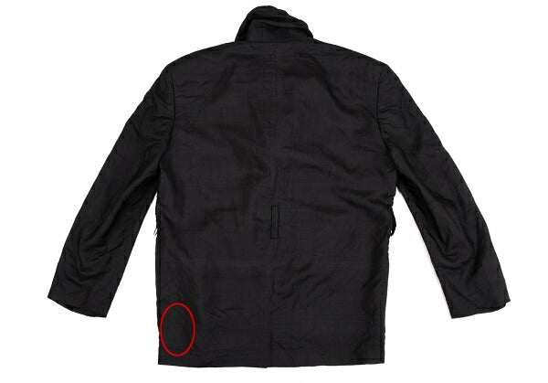 COMME des GARCONS Silk Collar Design Jacket Charcoal Size S