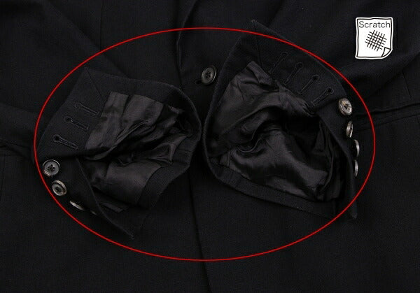 Maison Martin Margiela Notched Lapel Jacket Black Size 44