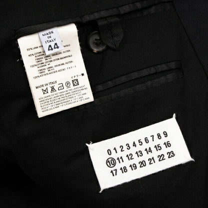 Maison Martin Margiela Notched Lapel Jacket Black Size 44