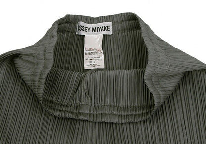 ISSEY MIYAKE Pleated Pants Green Size L