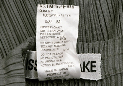 ISSEY MIYAKE Pleated Pants Green Size L
