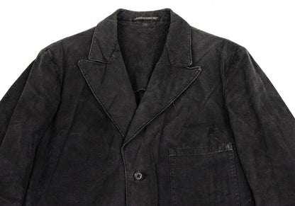 Yohji Yamamoto POUR HOMME 06SS Cotton Jacket Charcoal Size 2