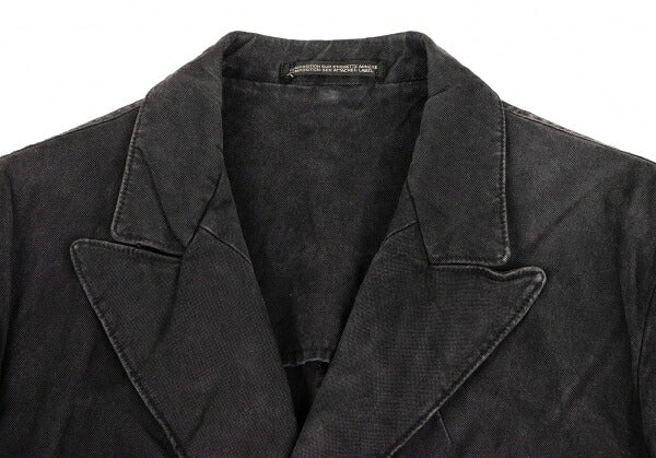 Yohji Yamamoto POUR HOMME 06SS Cotton Jacket Charcoal Size 2
