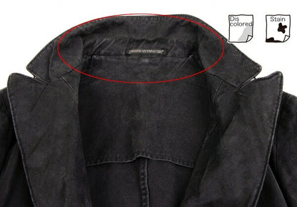 Yohji Yamamoto POUR HOMME 06SS Cotton Jacket Charcoal Size 2