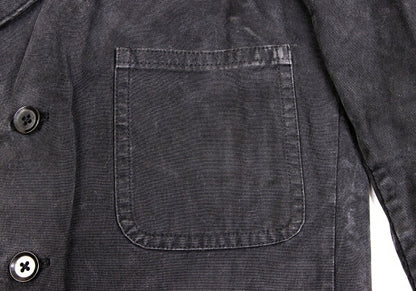 Yohji Yamamoto POUR HOMME 06SS Cotton Jacket Charcoal Size 2