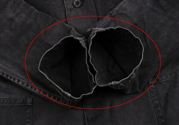 Yohji Yamamoto POUR HOMME 06SS Cotton Jacket Charcoal Size 2