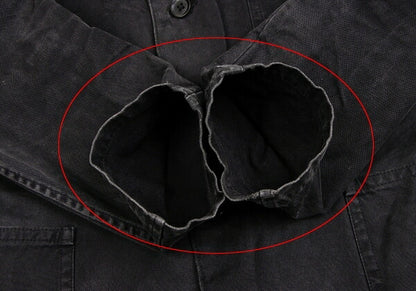 Yohji Yamamoto POUR HOMME 06SS Cotton Jacket Charcoal Size 2