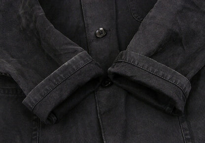 Yohji Yamamoto POUR HOMME 06SS Cotton Jacket Charcoal Size 2
