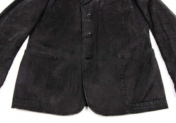 Yohji Yamamoto POUR HOMME 06SS Cotton Jacket Charcoal Size 2