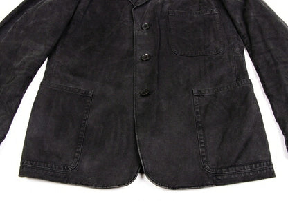 Yohji Yamamoto POUR HOMME 06SS Cotton Jacket Charcoal Size 2
